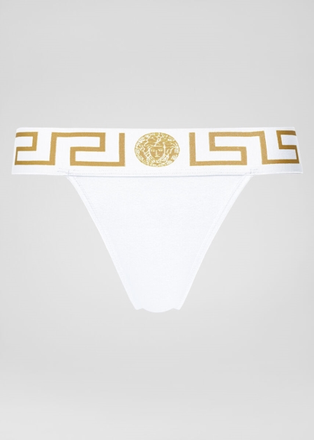 Tanga Versace Greca Border Dama | KZMDWVN-61